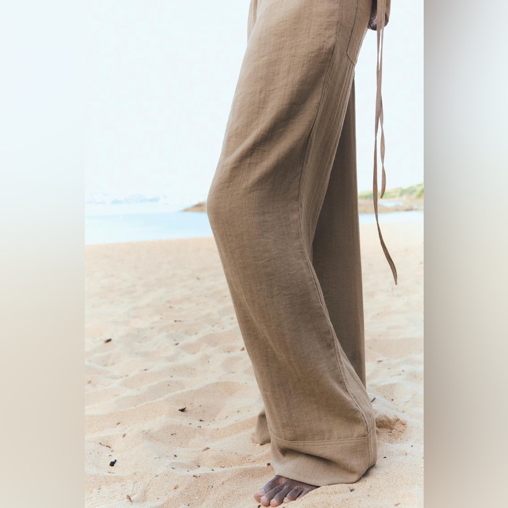 NWOT ZARA RUSTIC PANTS SIZE S - Picture 5 of 14